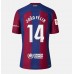 Tanie Strój piłkarski Barcelona Joao Felix #14 Koszulka Podstawowej dla damskie 2023-24 Krótkie Rękawy